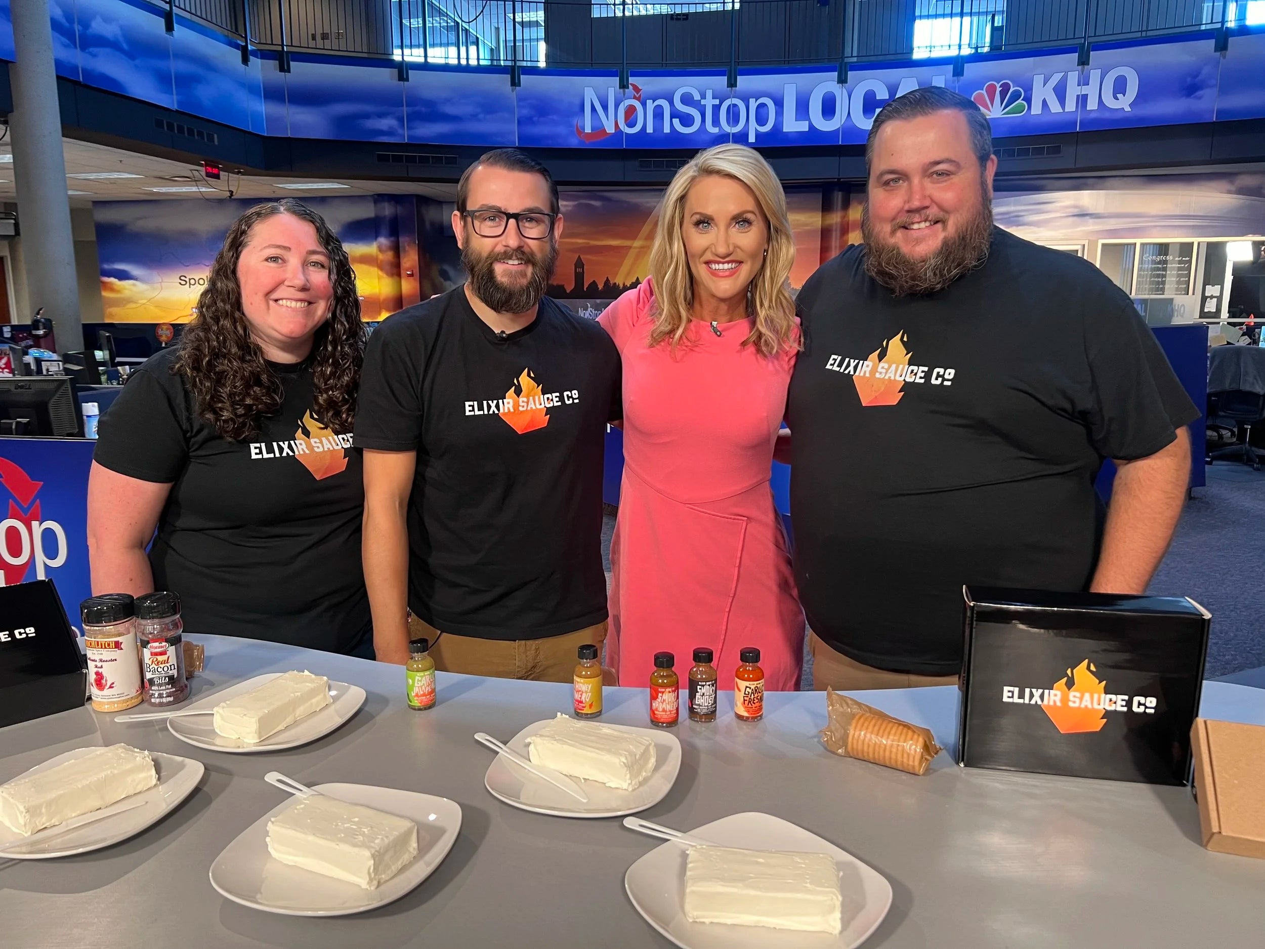 Elixir team on KHQ news segment