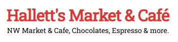 Hallett's Market & Cafe logo