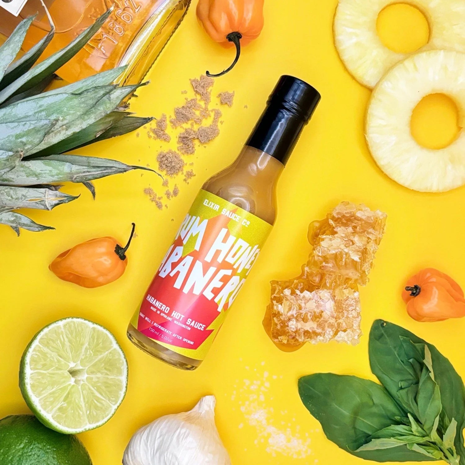Rum Honey Habanero Hot Sauce