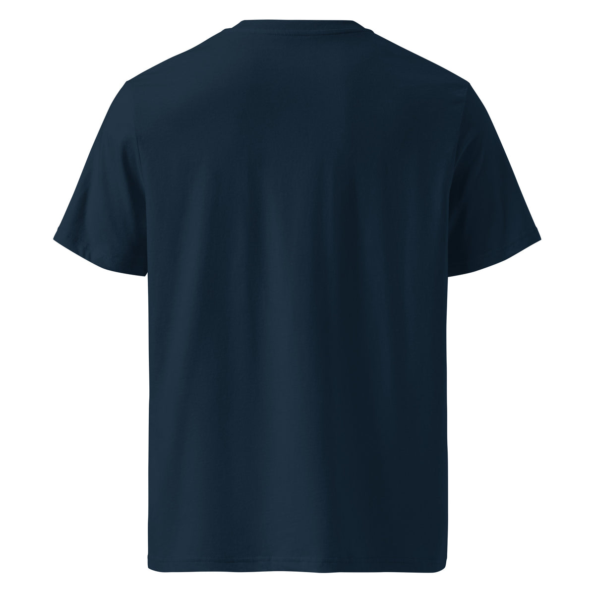 Elixir Sauce Co unisex t-shirt in French Navy, back view [color:french-navy]
